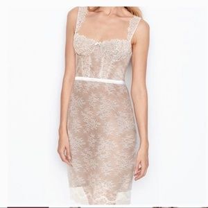 Victoria’s Secret lace nude slip